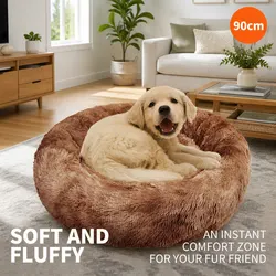 Comforting Round Nest Bed for Your Pet's Value