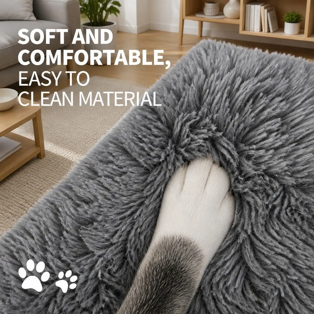 Pet Bed Calming Cave 100cm Dark Grey