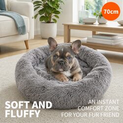 Comfort and Value Combined: Plush Round Pet Bed