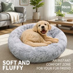 Warm and Reassuring Large Pet Bed, Perfect for Pets 90cm
