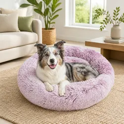 Warm and Comfortable Round Pet Bed - 120cm