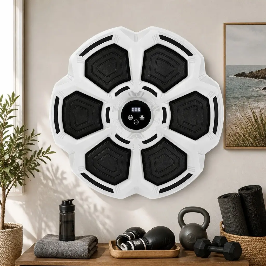Electronic Punching Box Music Machine Wall Mounted 9 Speeds Grey