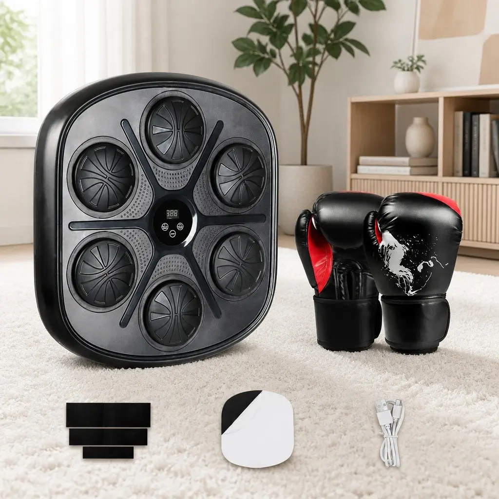 Music Boxing Pad with 8OZ Gloves