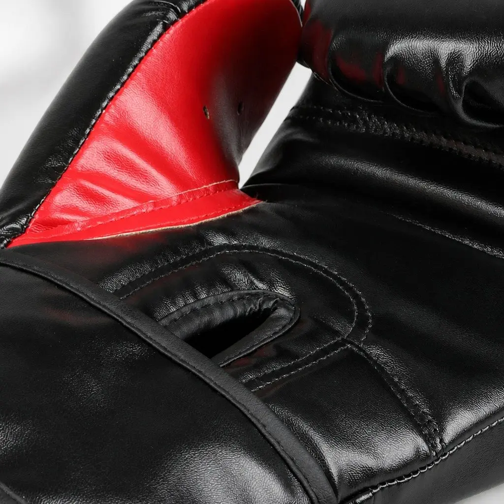Boxing Gloves 8OZ MMA Training Sparring Punch Bag Gloves Black