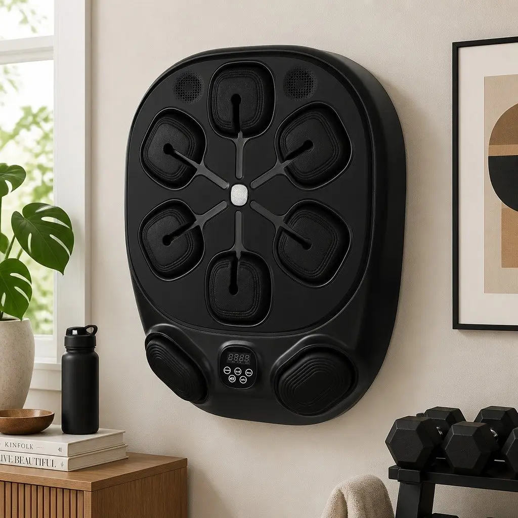 Smart Music Boxing Machine Wall Mount Home Gym Training Workout 10 Speed 9 Modes