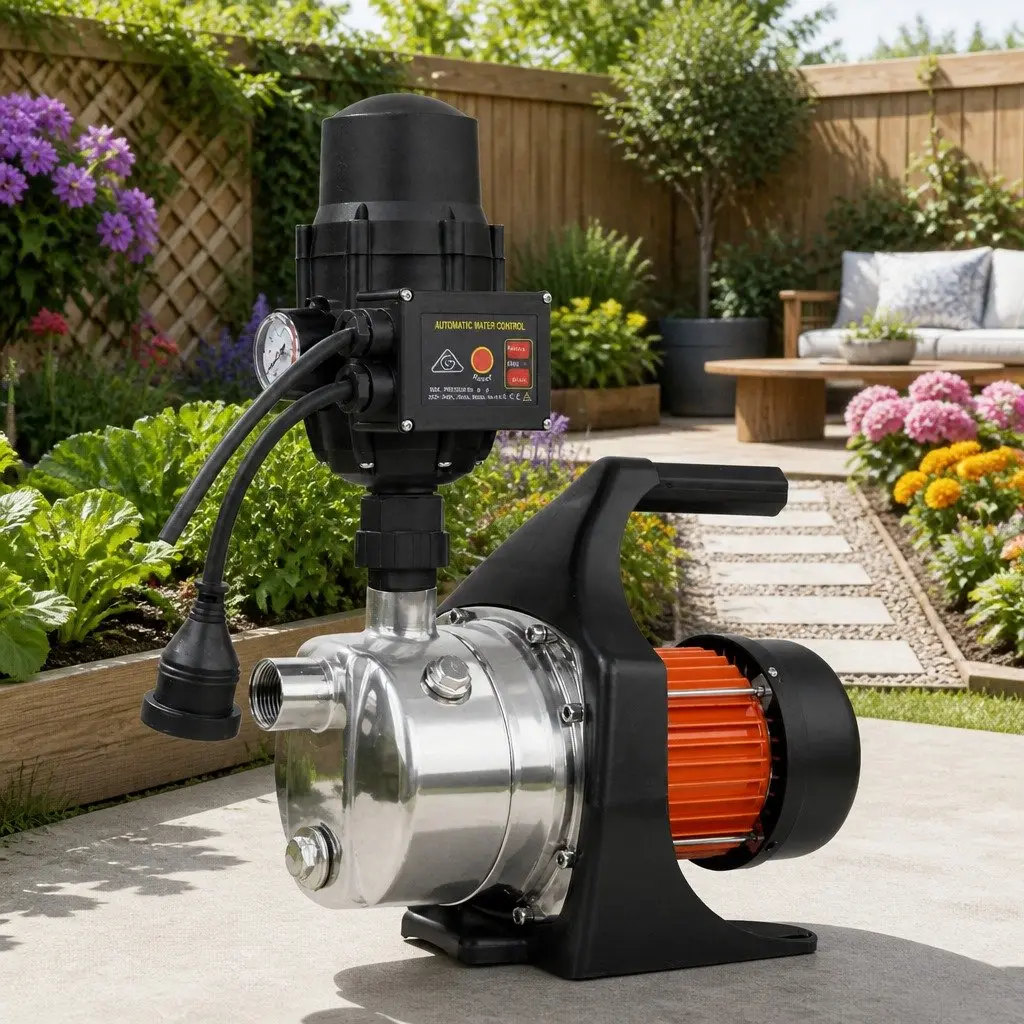 Irrigation Pump Garden Water Pump 800W Max Flow Rate 54L/min Black