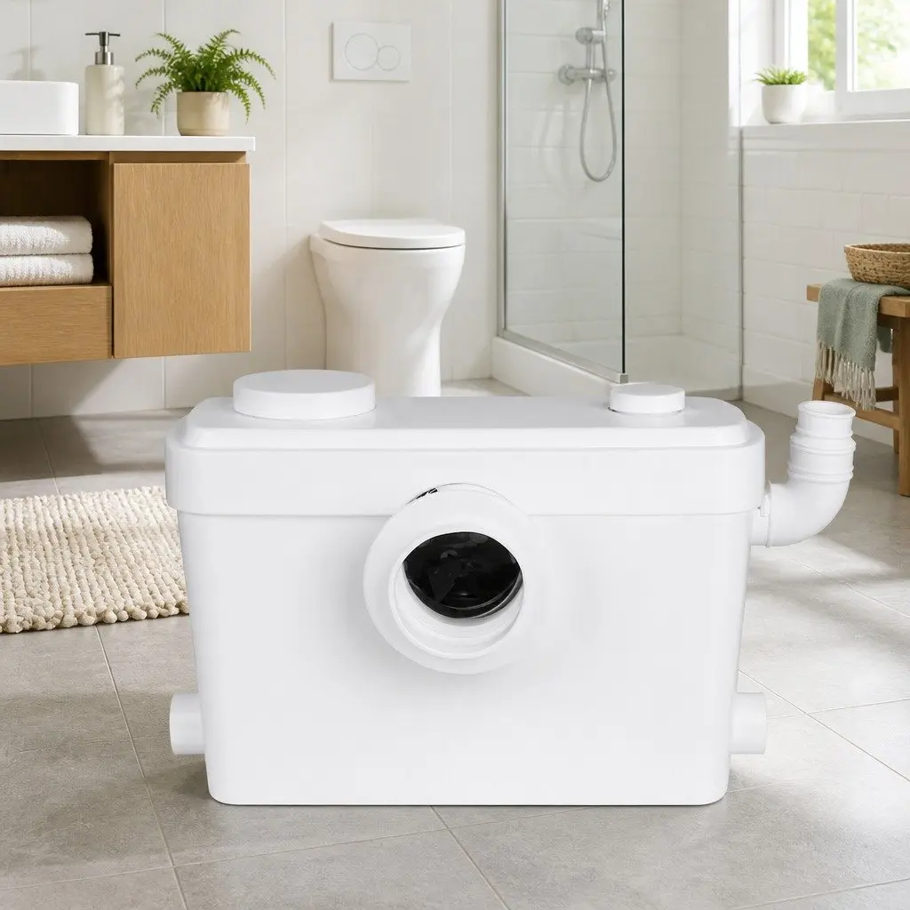 Macerator Sewerage Pump 600W Waste Water Disposal Unit Bathroom Laundry Kitchen
