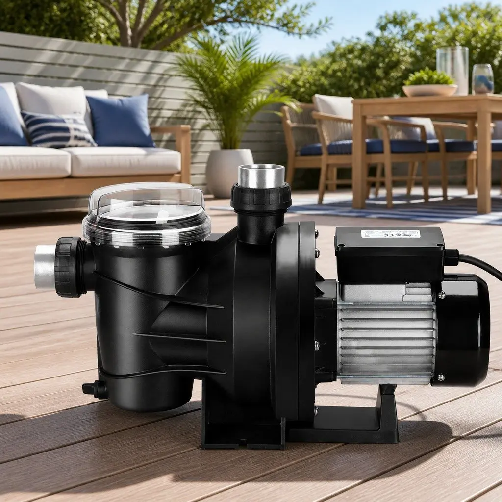 Pool Pump 2000W 2.7HP Swimming Water Circulation Filter Electric Spa Black