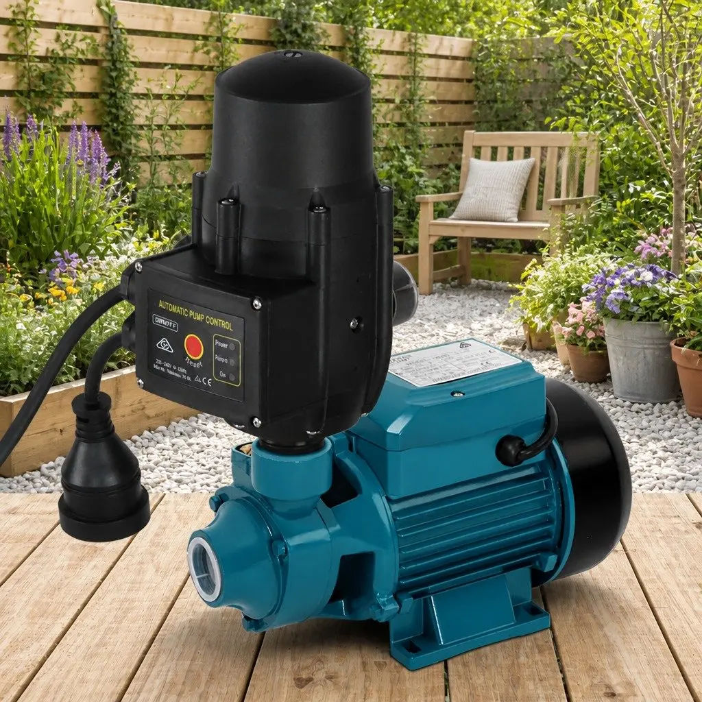 Irrigation Pump Clean Water Pump 35L/min Brass Impeller Black