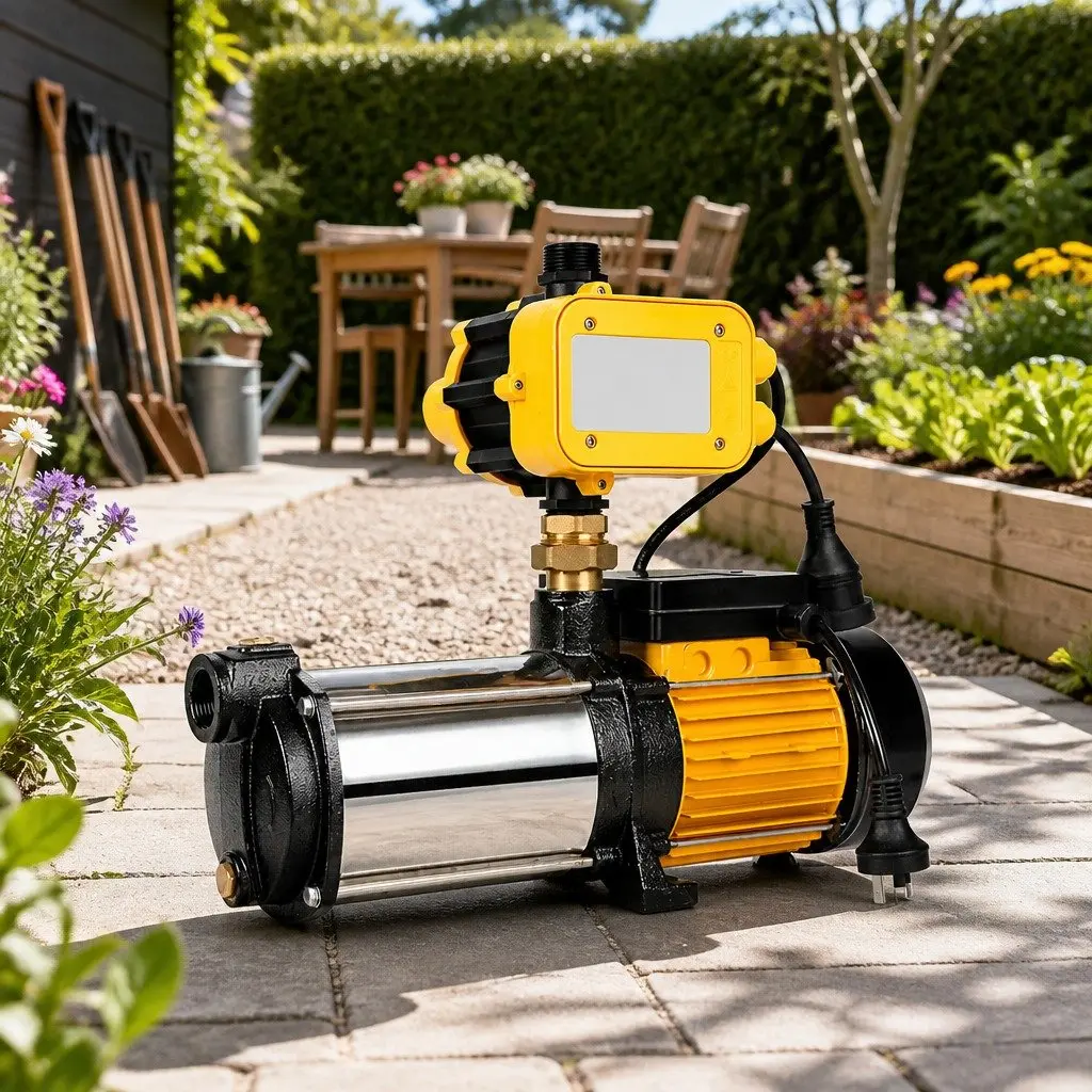 4-Stage Water Pump Garden Irrigation 2000W Yellow