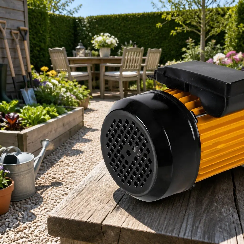 4-Stage Water Pump Garden Irrigation 2000W Yellow