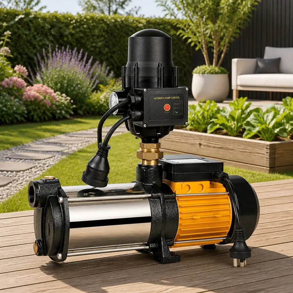 5-Stage Water Pump Garden Irrigation Booster 2500W Black