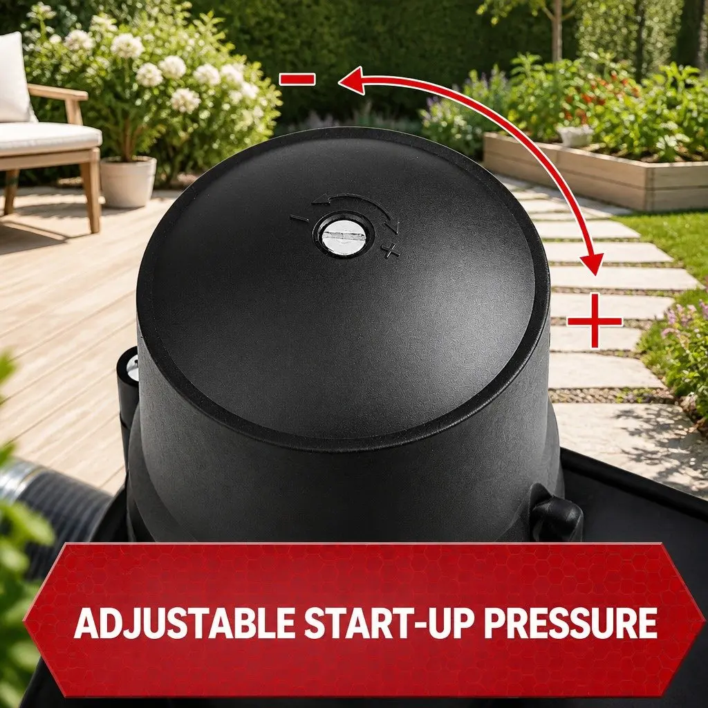 5-Stage Water Pump Garden Irrigation Booster 2500W Black