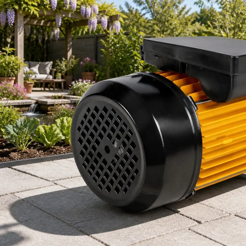 Irrigation Pump High Pressure 5-Stage 2500W Yellow Garden Water Supply