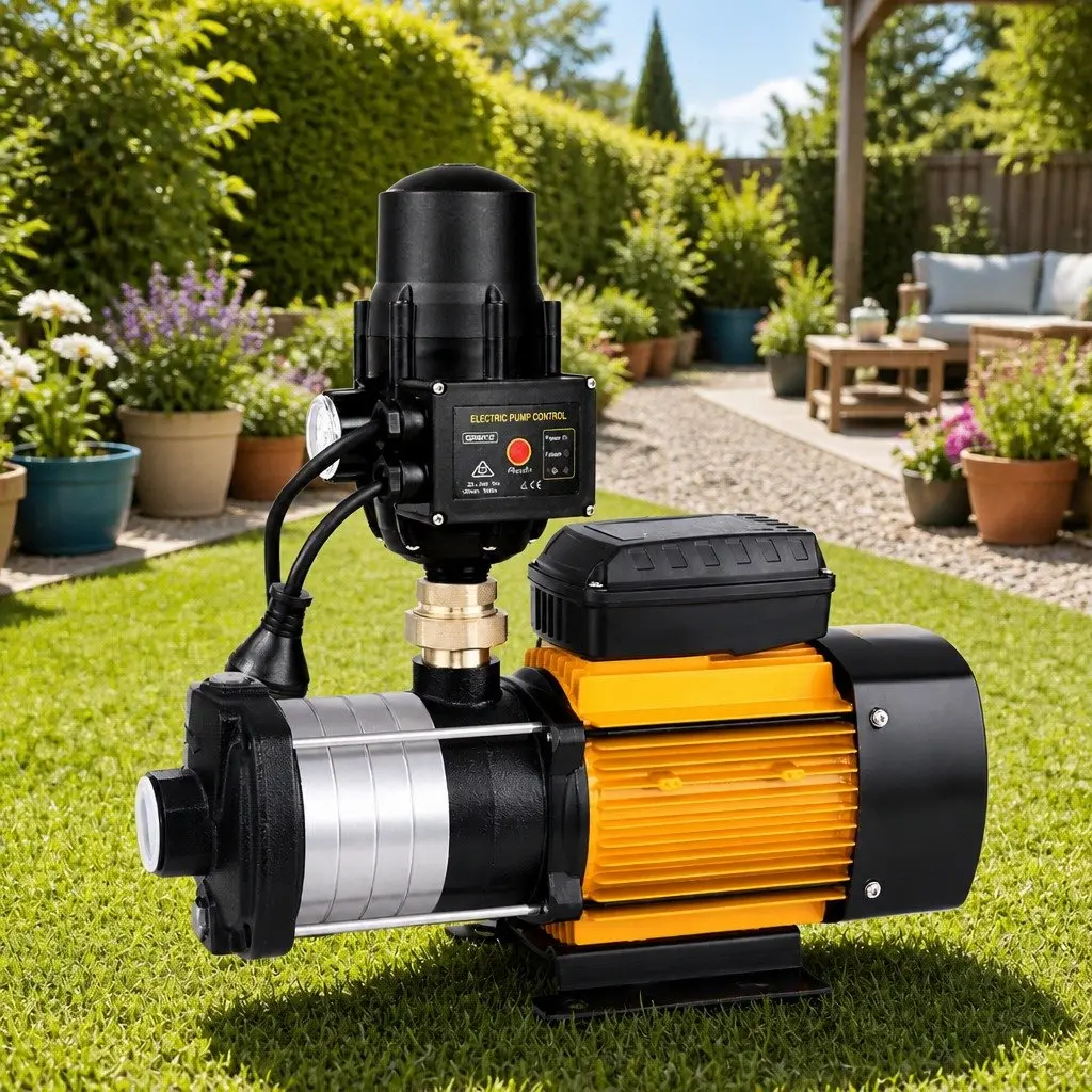 Garden Water Pump High Pressure 2000W 5-Stage Irrigation Booster Transfer Pump