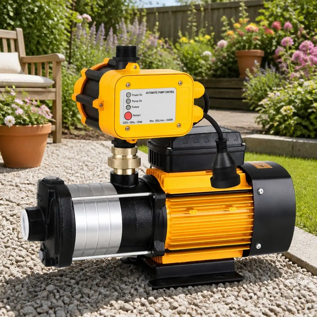 5 Stage Garden Irrigation Water Pump 2000W High Pressure Booster Transfer System