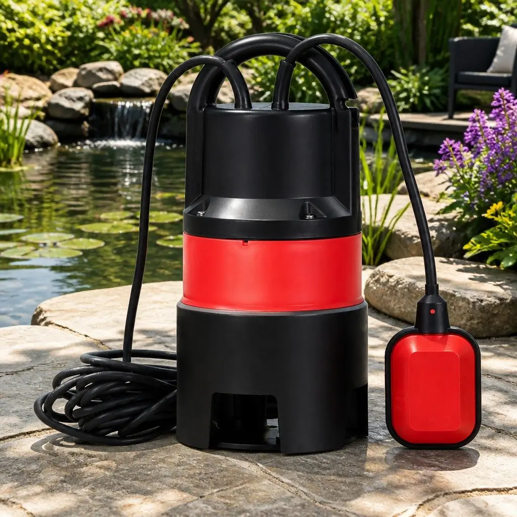 Submersible Pump Dirty Water Drainage 400W Red