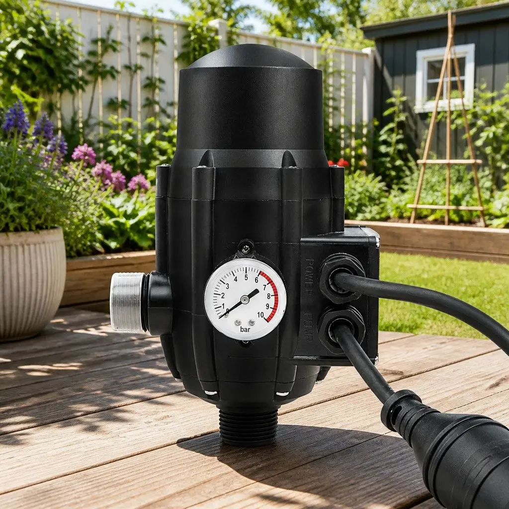 Water Pump Pressure Controller Electronic Adjustable Digital 220240V IP65