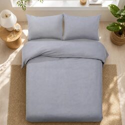 Reliable Grey 3-Piece Quilt Cover Set for Comfort and Style
