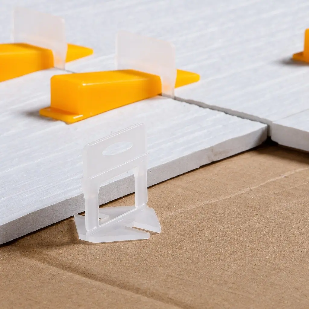 Tile Leveling System Installation Tool 400 Clips 200 Wedges 1 Push Pliers 2 Suction Cups White Yellow