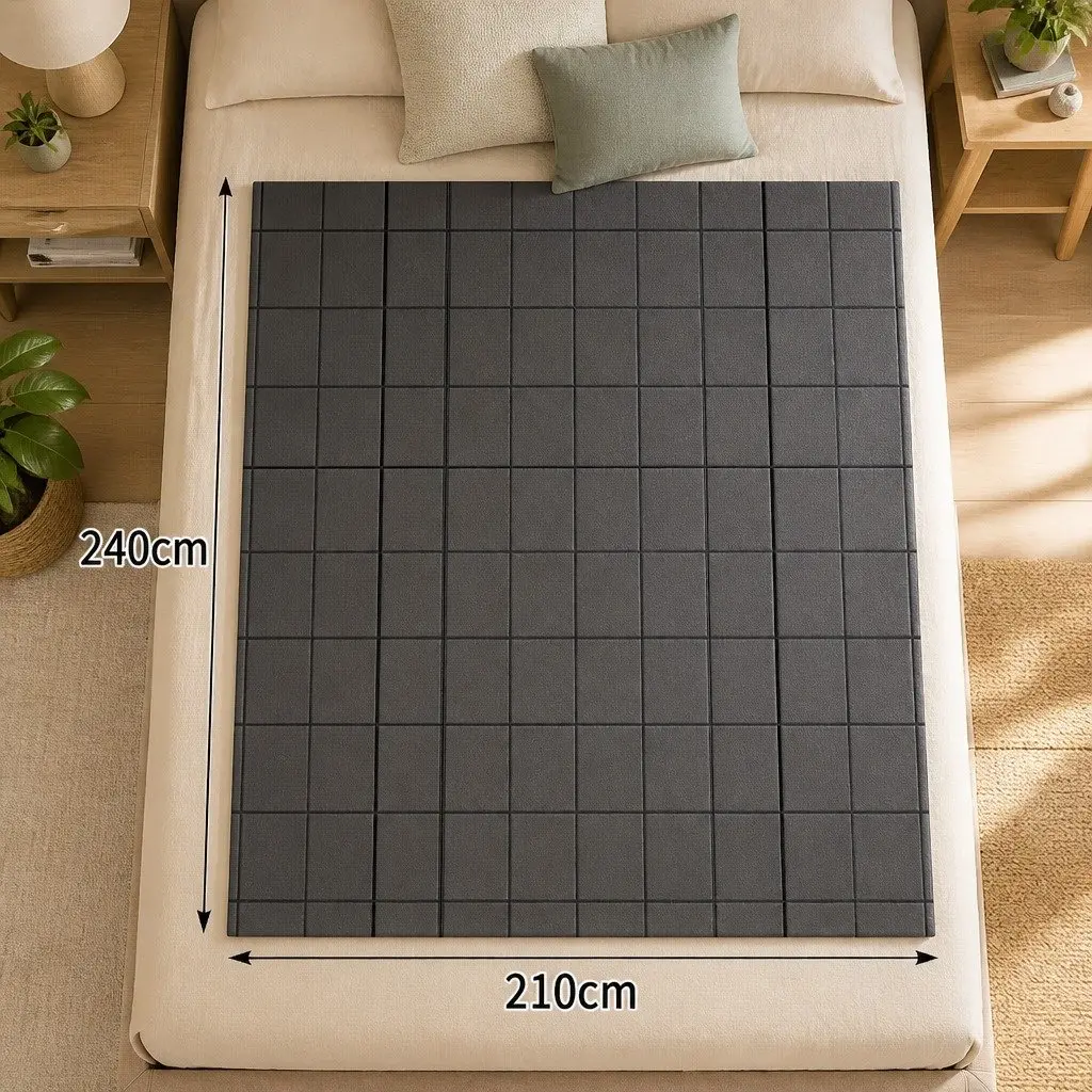King Quilt Doona Comforter Blanket Warm Bedding 240cm x 210cm Grey