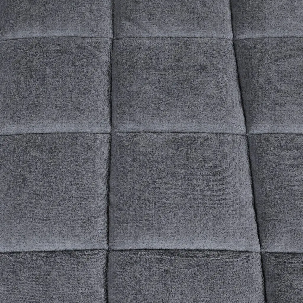 Super King Quilt Doona Comforter Blanket Polyester Filling Grey