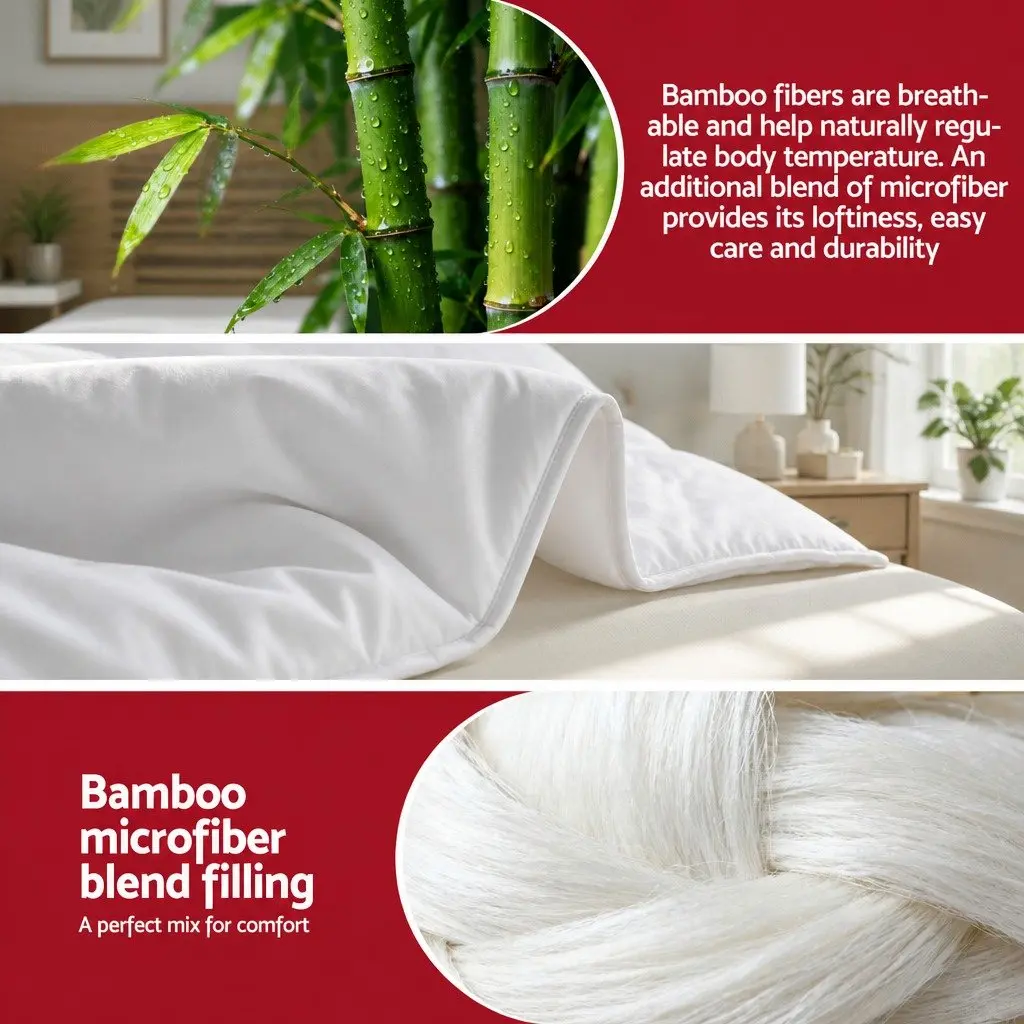 Bamboo Fibre Summer Quilt for Warm Climates