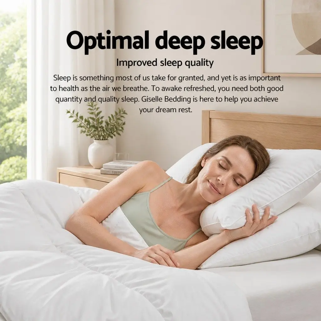King Quilt Bamboo Microfibre Duvet Cover 400GSM 240cm x 210cm White