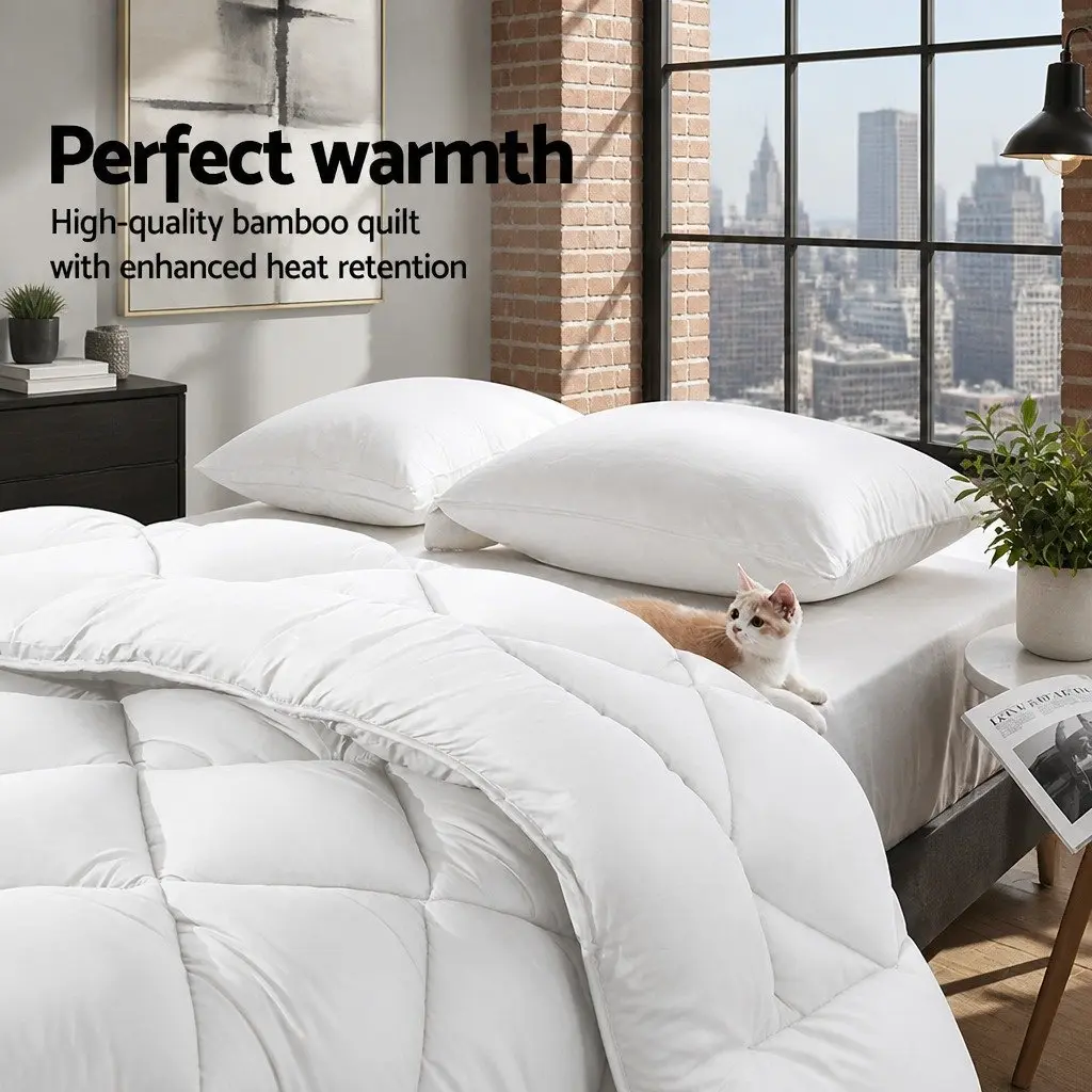 Super King Bamboo Microfibre Quilt