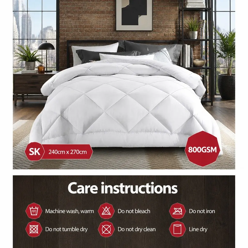 Super King Bamboo Microfibre Quilt