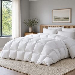 Comfortable Super King Duck Feather Down Quilt for Winter