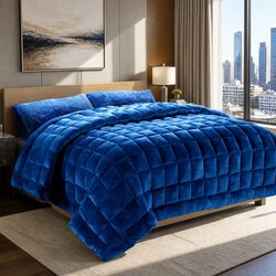 Affordable Warmth with Double-Sided Faux Mink Quilt