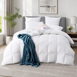 Quality King Goose Down Quilt 500GSM for Winter Comfort