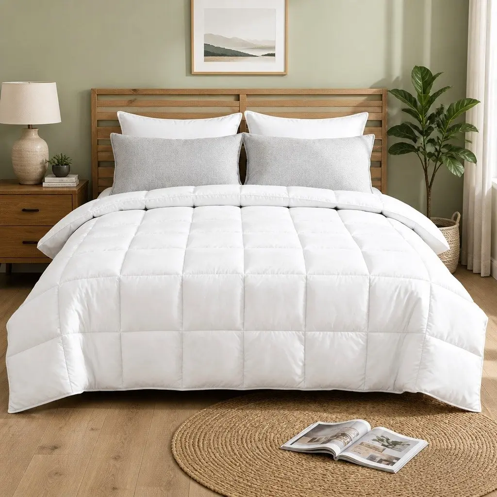 Super King Microfibre Quilt for Home Comfort