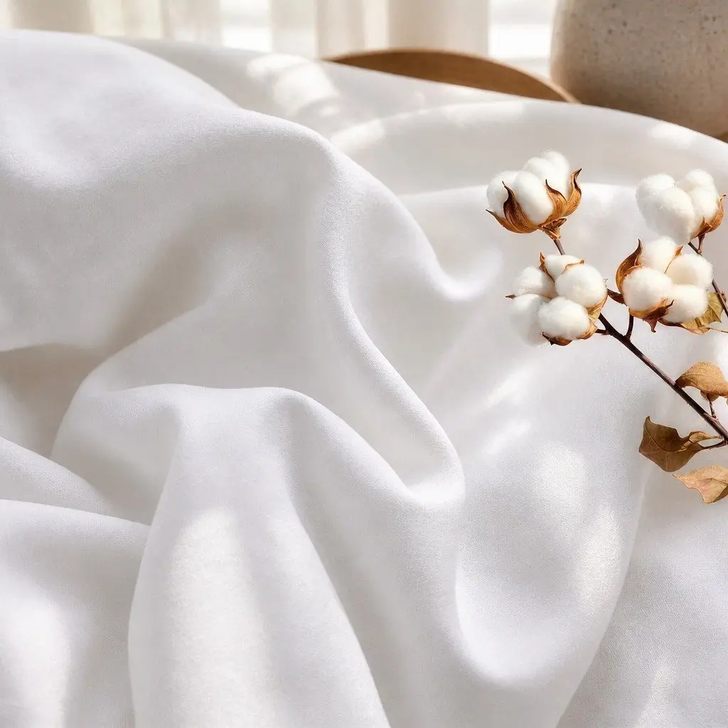 Wool Quilt Winter Doona King Size 500GSM White Cotton Cover Baffle Box Construction