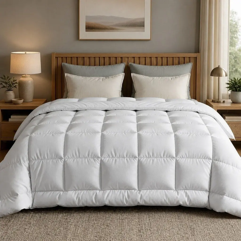 Wool Quilt 500GSM Queen Size White