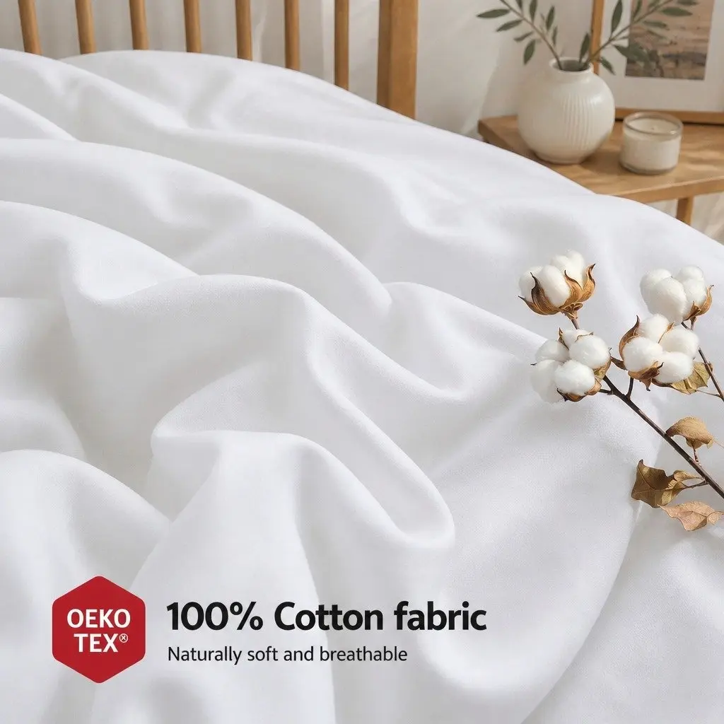 Wool Quilt Winter Super King 500GSM White Baffle Box Construction