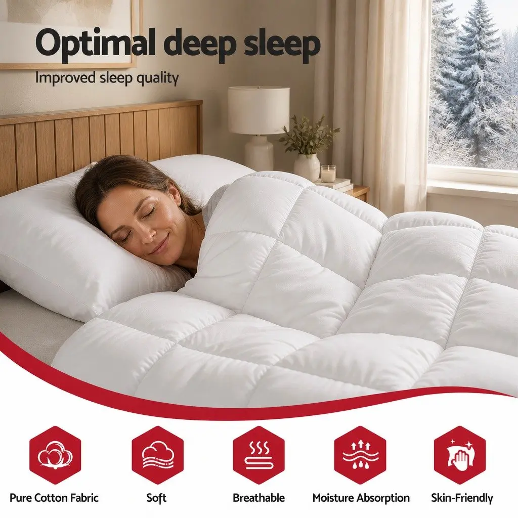 King Wool Quilt 800GSM for Winter Use