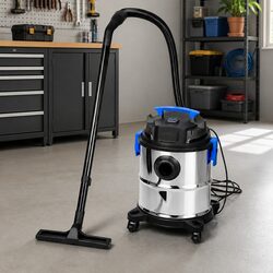 Reliable 20L Wet Dry Vacuum Cleaner with Strong Suction