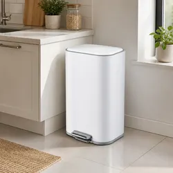 Reliable 40L Steel Trash Can for Everyday Use