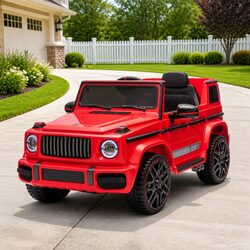 Kids Electric Ride On Car Red Toy 12V Battery Remote Control Manual Modes