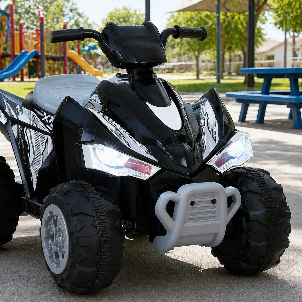 Kids Ride On Car ATV Electric Toy 12V Motor Outdoor Black