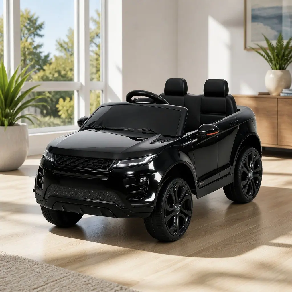 Ride On Car Electric Toy 12V Battery Powered Remote Control Black
