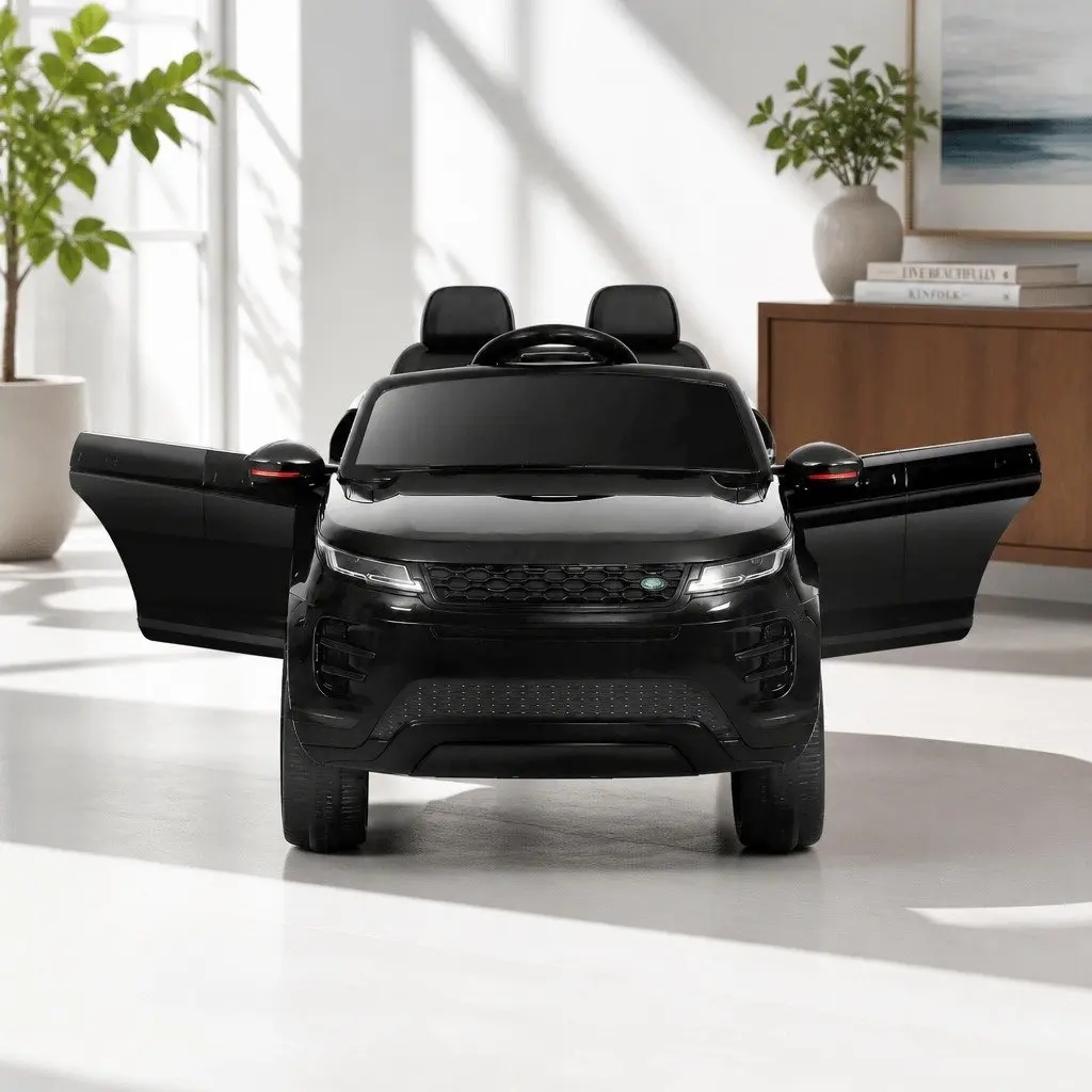 Ride On Car Electric Toy 12V Battery Powered Remote Control Black