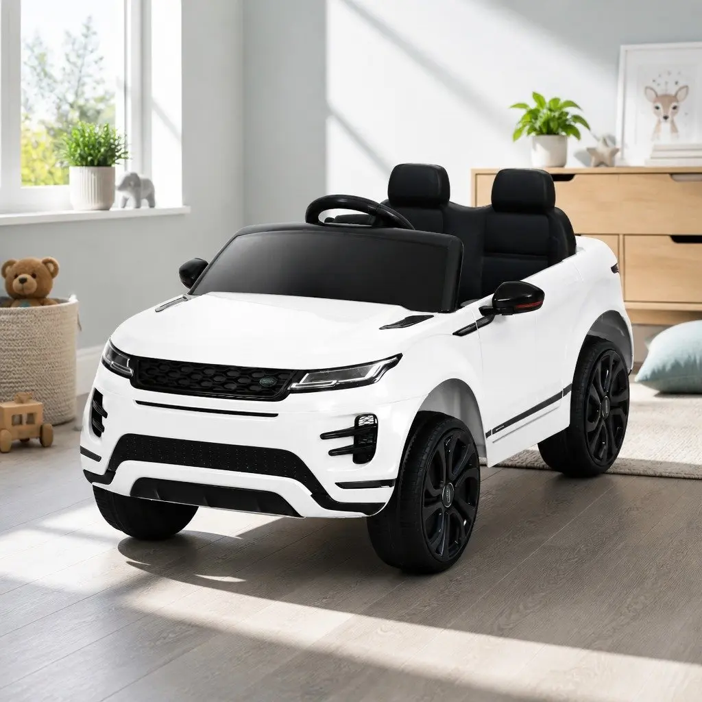 Kids Ride On Car Electric Toy Remote Control 12V White