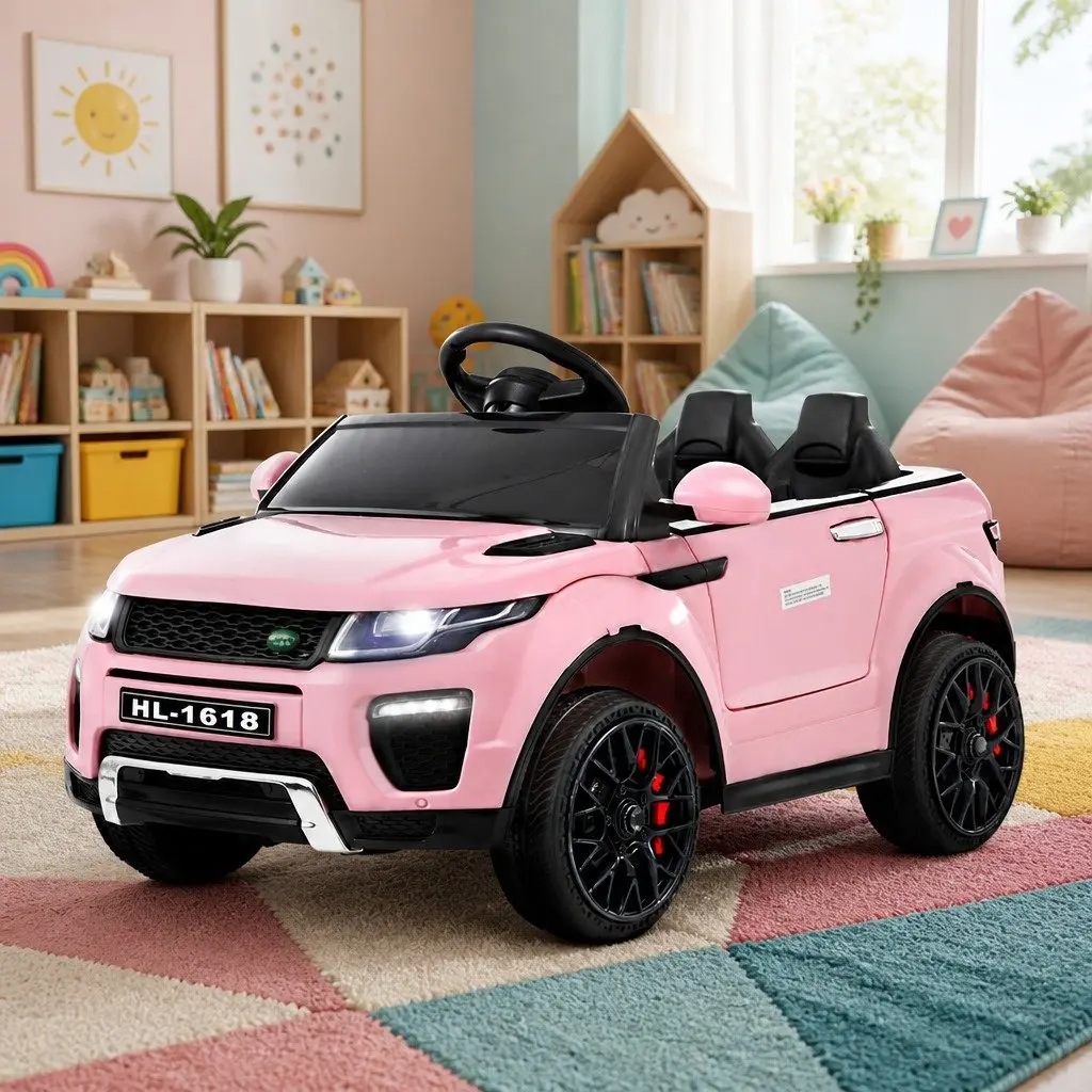 Ride On Car Electric Toy Vehicle Remote Control 12V Pink
