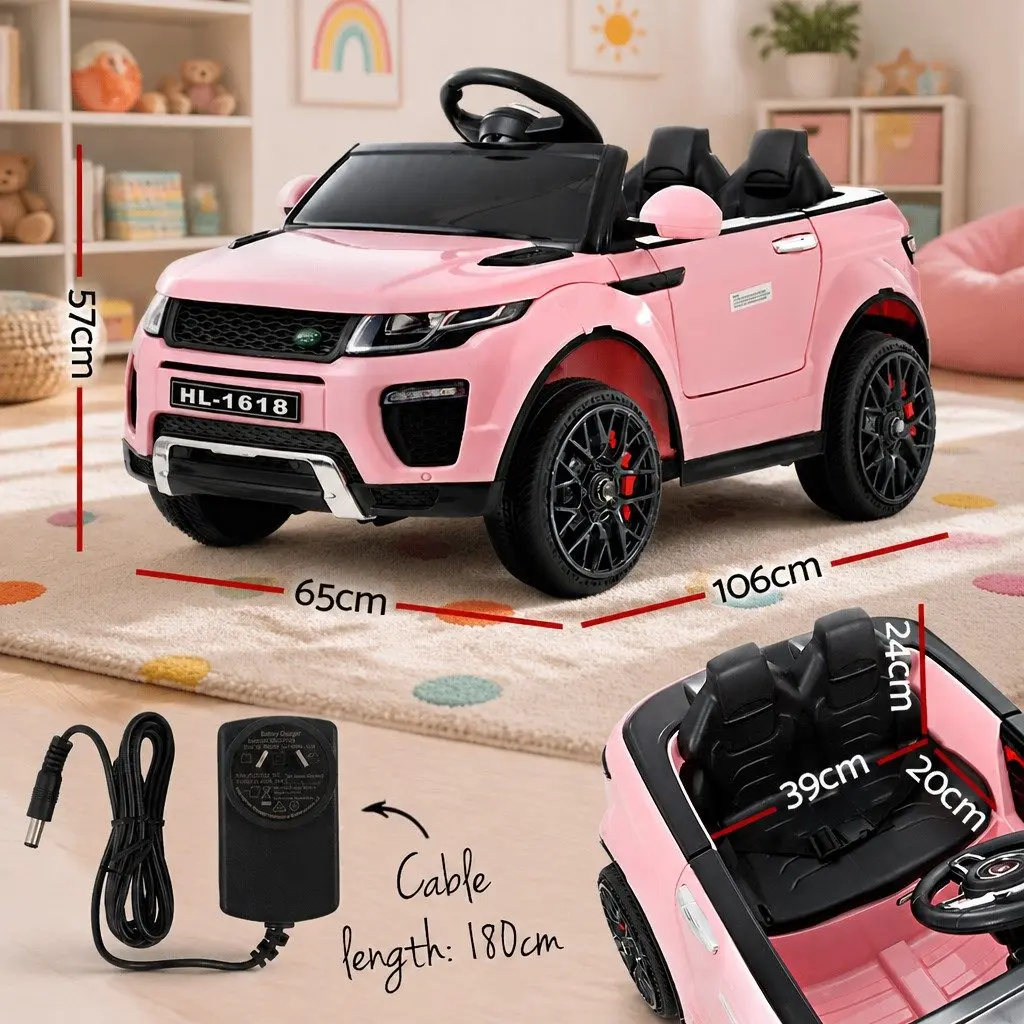 Ride On Car Electric Toy Vehicle Remote Control 12V Pink