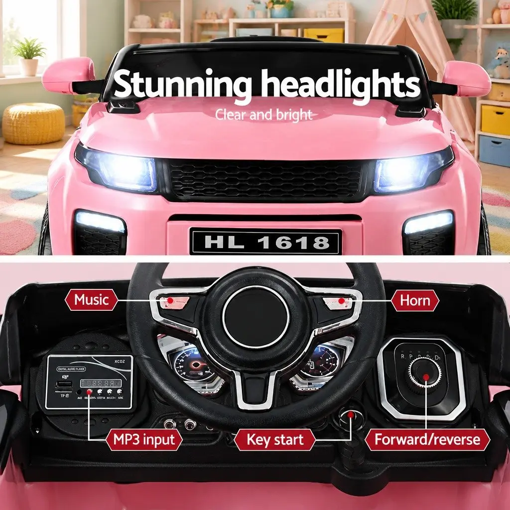 Ride On Car Electric Toy Vehicle Remote Control 12V Pink