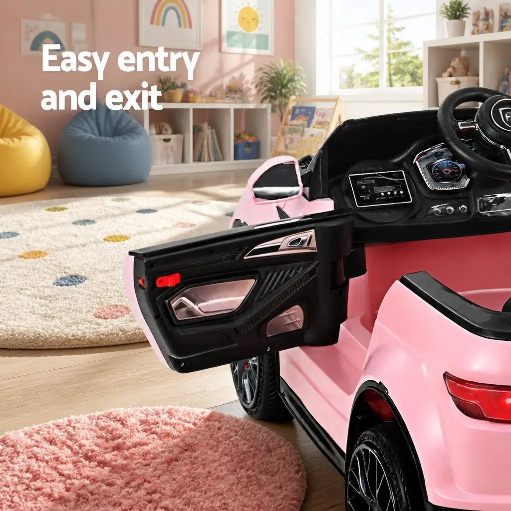 Ride On Car Electric Toy Vehicle Remote Control 12V Pink