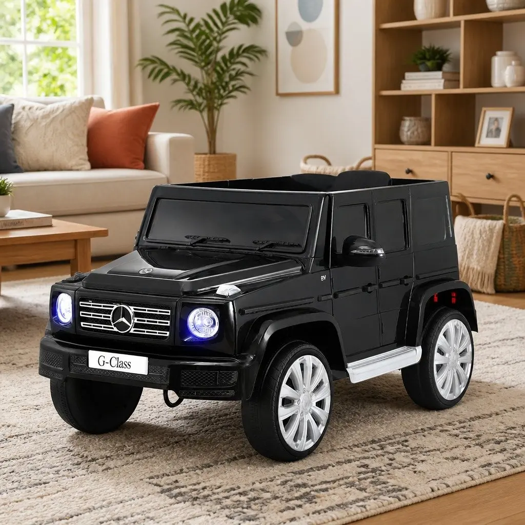 Ride On Car Electric Toy for Kids 12V Remote Control Black